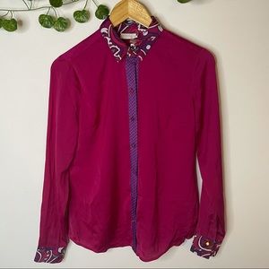 New York & Company women's button down blouse